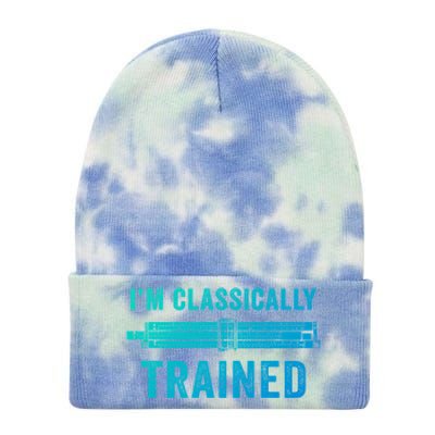 IM Classically Trained Slide Rule Mechanical Analog Gift Tie Dye 12in Knit Beanie