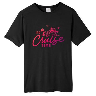 Its Cruise Time Funny Family Matching Gift Tall Fusion ChromaSoft Performance T-Shirt