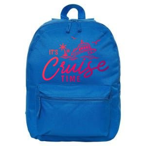 Its Cruise Time Funny Family Matching Gift 16 in Basic Backpack