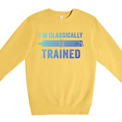 IM Classically Trained Slide Rule Mechanical Analog Gift Premium Crewneck Sweatshirt