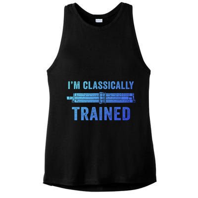 IM Classically Trained Slide Rule Mechanical Analog Gift Ladies PosiCharge Tri-Blend Wicking Tank