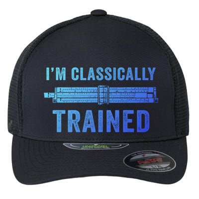 IM Classically Trained Slide Rule Mechanical Analog Gift Flexfit Unipanel Trucker Cap