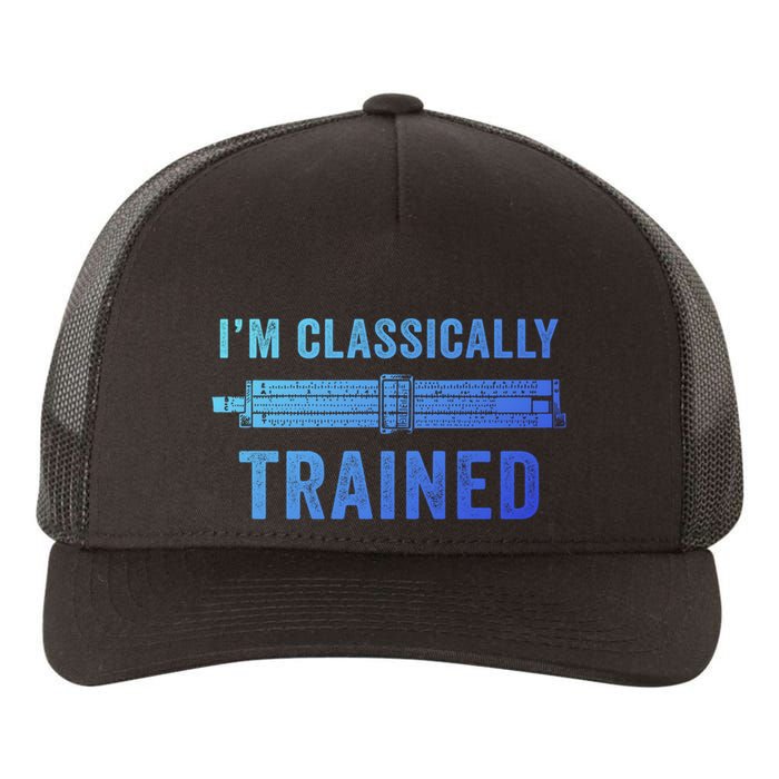 IM Classically Trained Slide Rule Mechanical Analog Gift Yupoong Adult 5-Panel Trucker Hat