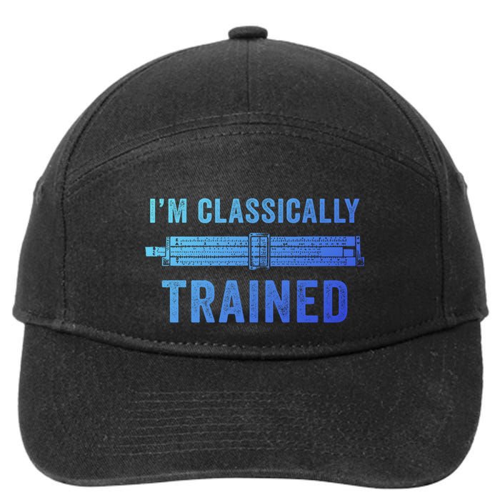 IM Classically Trained Slide Rule Mechanical Analog Gift 7-Panel Snapback Hat