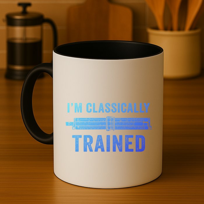 IM Classically Trained Slide Rule Mechanical Analog Gift Mug