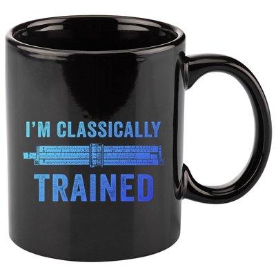 IM Classically Trained Slide Rule Mechanical Analog Gift 11oz C Handle Ceramic Mug