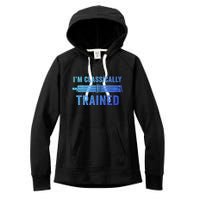 IM Classically Trained Slide Rule Mechanical Analog Gift Women's Fleece Hoodie