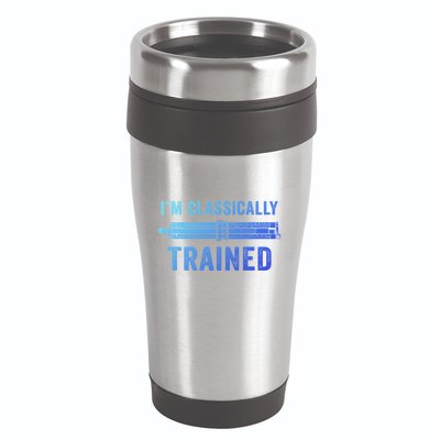 IM Classically Trained Slide Rule Mechanical Analog Gift 16oz Travel Tumbler
