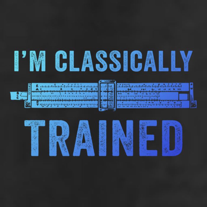 IM Classically Trained Slide Rule Mechanical Analog Gift 25L Jumbo Tote