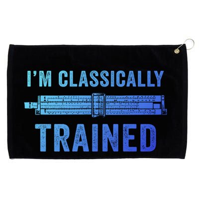 IM Classically Trained Slide Rule Mechanical Analog Gift Grommeted Golf Towel