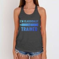 IM Classically Trained Slide Rule Mechanical Analog Gift Women's Knotted Racerback Tank