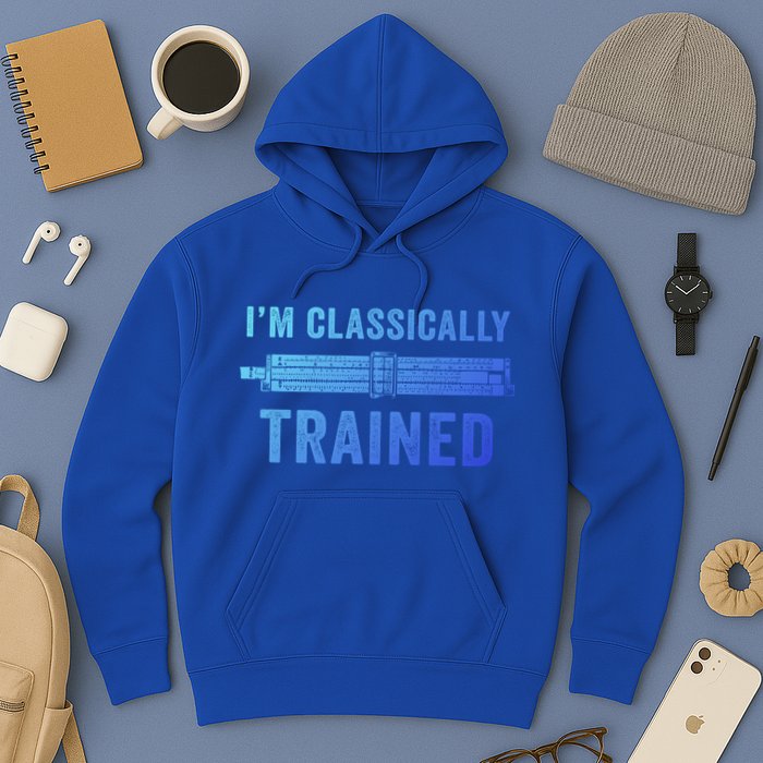 IM Classically Trained Slide Rule Mechanical Analog Gift Hoodie