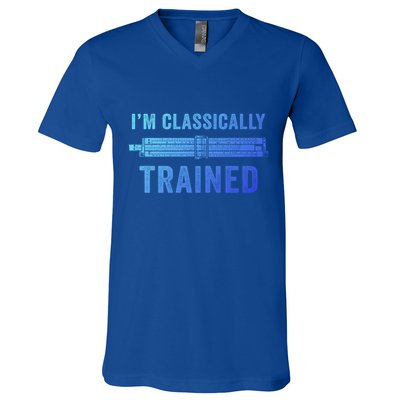 IM Classically Trained Slide Rule Mechanical Analog Gift V-Neck T-Shirt