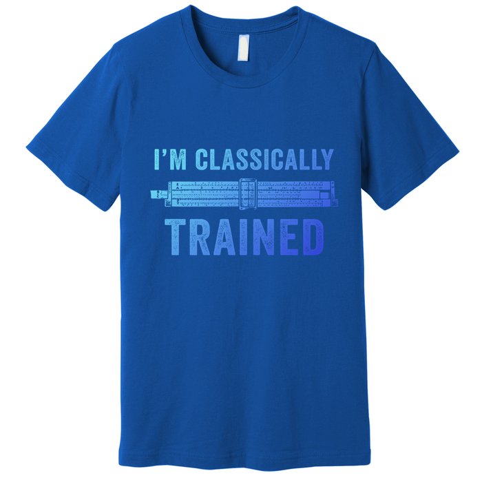 IM Classically Trained Slide Rule Mechanical Analog Gift Premium T-Shirt