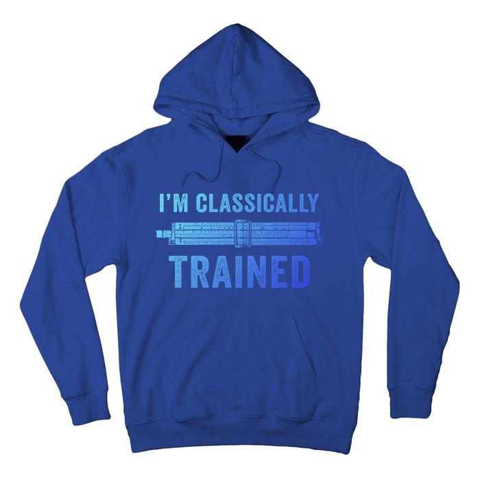 IM Classically Trained Slide Rule Mechanical Analog Gift Tall Hoodie