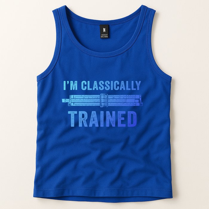 IM Classically Trained Slide Rule Mechanical Analog Gift Tank Top