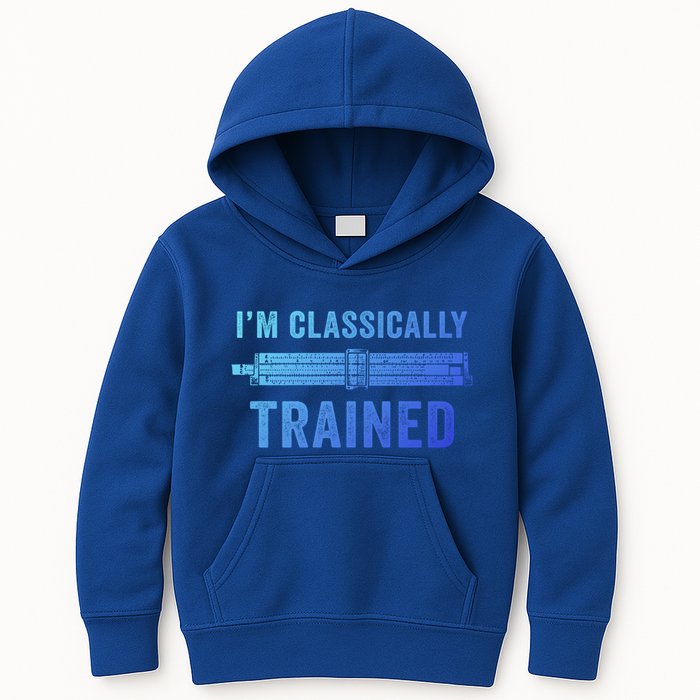 IM Classically Trained Slide Rule Mechanical Analog Gift Kids Hoodie