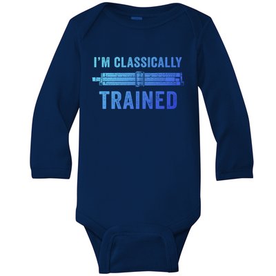 IM Classically Trained Slide Rule Mechanical Analog Gift Baby Long Sleeve Bodysuit