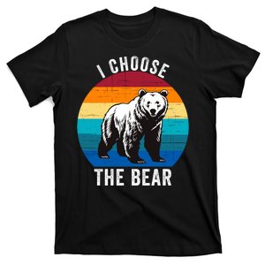 I Choose The Bear Women Overwhelmingly Choose The Bear Trendy Apparel T-Shirt