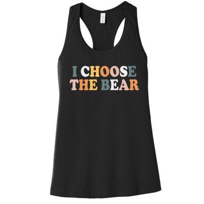 I Choose The Bear Women's Racerback Tank