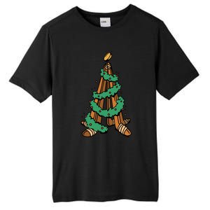 IceHockey Christmas Tree Ornats Funny Xmas Gift Tall Fusion ChromaSoft Performance T-Shirt