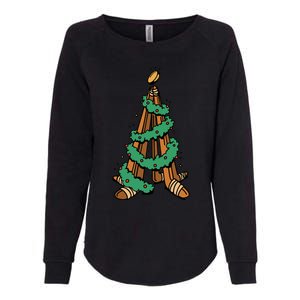 IceHockey Christmas Tree Ornats Funny Xmas Gift Womens California Wash Sweatshirt