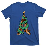 IceHockey Christmas Tree Ornats Funny Xmas Gift T-Shirt