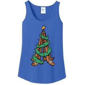 IceHockey Christmas Tree Ornats Funny Xmas Gift Ladies Essential Tank