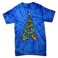 IceHockey Christmas Tree Ornats Funny Xmas Gift Tie-Dye T-Shirt