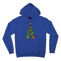 IceHockey Christmas Tree Ornats Funny Xmas Gift Tall Hoodie