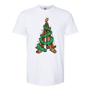 IceHockey Christmas Tree Ornats Funny Xmas Gift Softstyle CVC T-Shirt