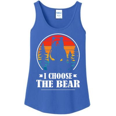 I Choose The Bear Ladies Essential Tank