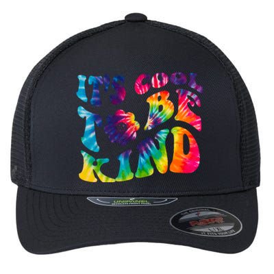 It's Cool To Be Kind Colorful Dye Flexfit Unipanel Trucker Cap