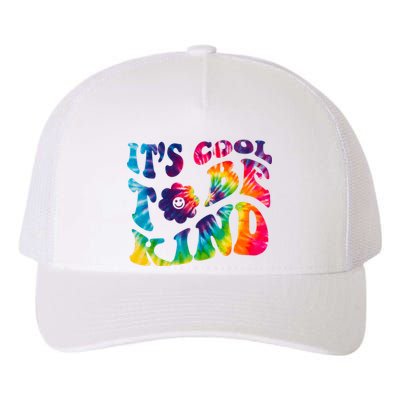 It's Cool To Be Kind Colorful Dye Yupoong Adult 5-Panel Trucker Hat