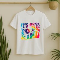 It's Cool To Be Kind Colorful Dye T-Shirt