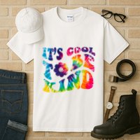 It's Cool To Be Kind Colorful Dye Tall T-Shirt