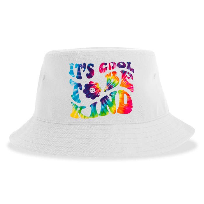 It's Cool To Be Kind Colorful Dye Sustainable Bucket Hat