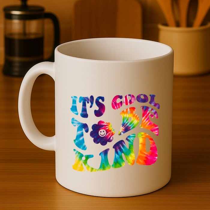It's Cool To Be Kind Colorful Dye Mug
