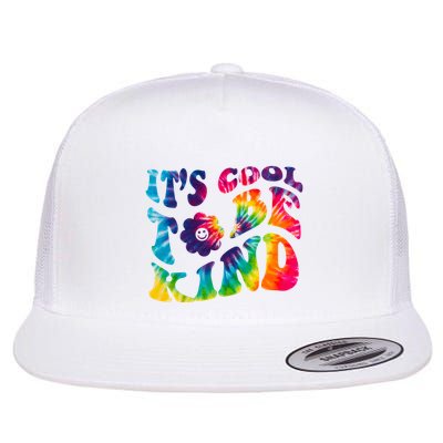 It's Cool To Be Kind Colorful Dye Flatbill Hat
