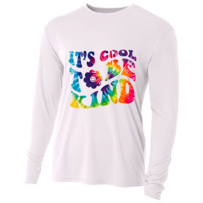 It's Cool To Be Kind Colorful Dye Cooling Performance Long Sleeve Crew