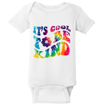 It's Cool To Be Kind Colorful Dye Baby Bodysuit