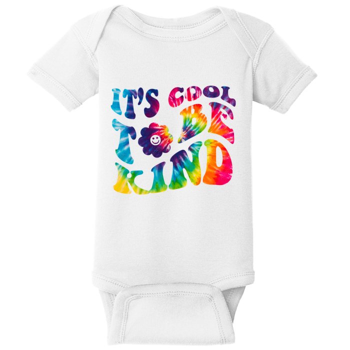 It's Cool To Be Kind Colorful Dye Baby Bodysuit