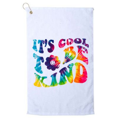 It's Cool To Be Kind Colorful Dye Golf Towel