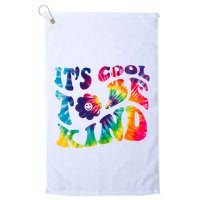 It's Cool To Be Kind Colorful Dye Golf Towel