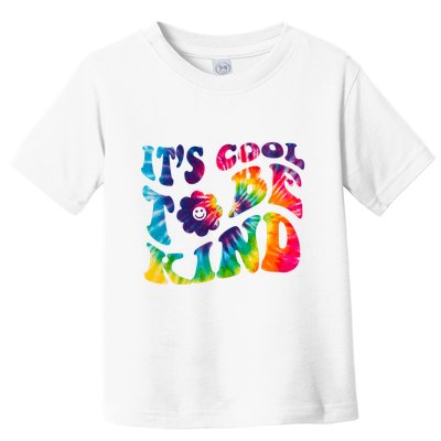 It's Cool To Be Kind Colorful Dye Toddler T-Shirt
