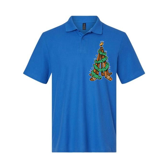 IceHockey Christmas Tree Ornats Funny Xmas Meaningful Gift Softstyle Adult Sport Polo