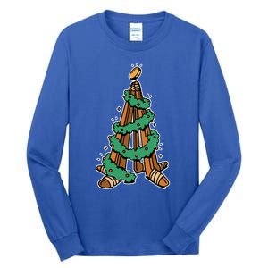 IceHockey Christmas Tree Ornats Funny Xmas Meaningful Gift Tall Long Sleeve T-Shirt