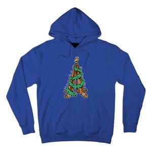 IceHockey Christmas Tree Ornats Funny Xmas Meaningful Gift Tall Hoodie