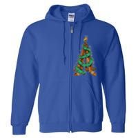 IceHockey Christmas Tree Ornats Funny Xmas Meaningful Gift Full Zip Hoodie