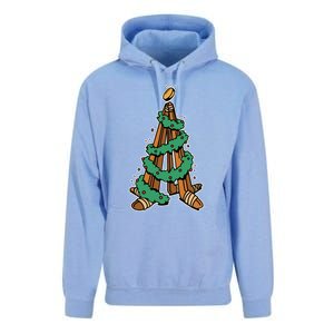 IceHockey Christmas Tree Ornats Funny Xmas Meaningful Gift Unisex Surf Hoodie